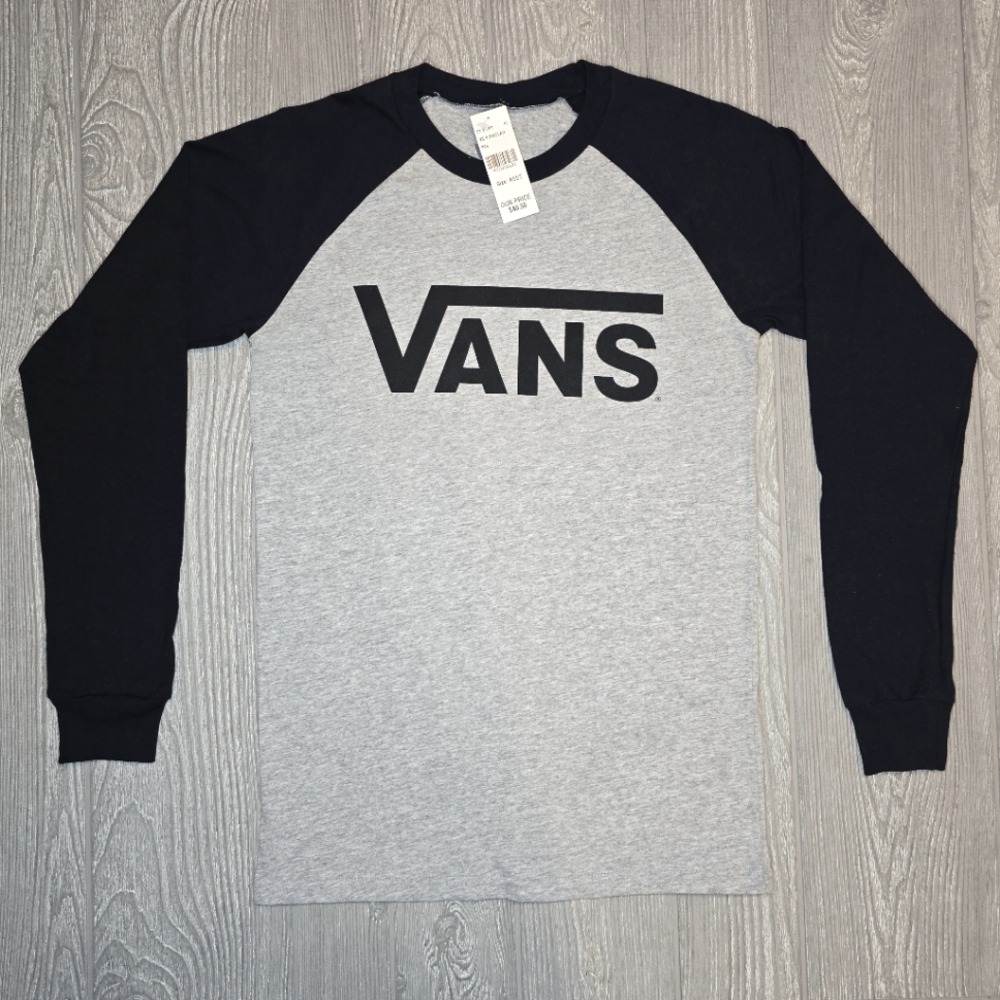 New! Vans Raglan Long Sleeve T-shirt